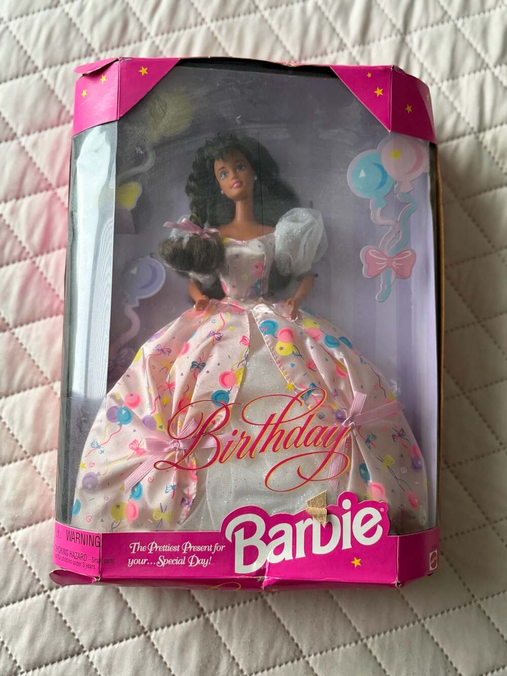 1996 Mattel Birthday Barbie Doll Hispanic #16000